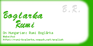 boglarka rumi business card